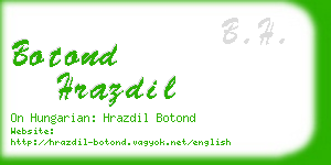 botond hrazdil business card